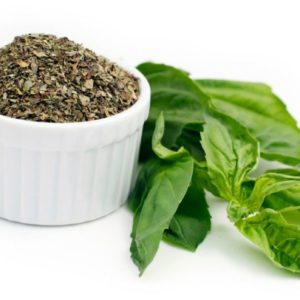 Albahaca troceada